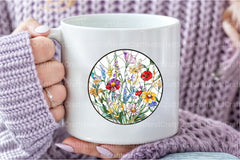 Round Stained Glass Summer Clipart Bundle 10 - CraftNest - Digital Crafting and Art