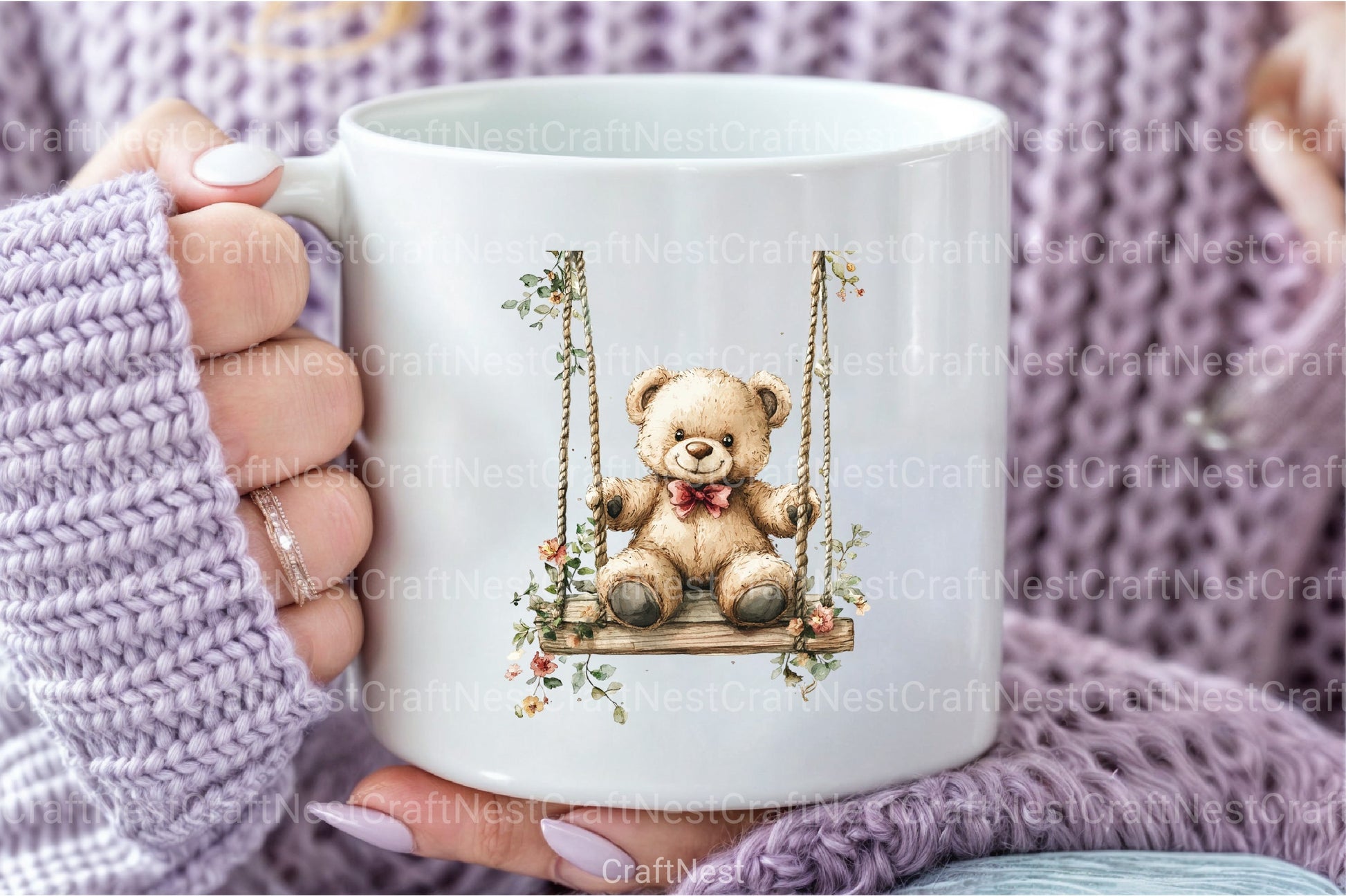 Mother's Day Teddy Bear Clipart Bundle 1 - CraftNest - Digital Crafting and Art