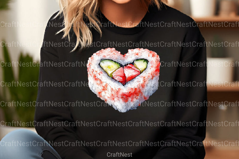 Sushi Japanese Food Clipart Bundle - CraftNest - Digital Crafting and Art