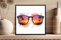 Summer Sunglasses Clipart Bundle 1 - CraftNest - Digital Crafting and Art