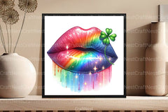 Sexy Lips St. Patrick's Day Clipart Bundle - CraftNest - Digital Crafting and Art
