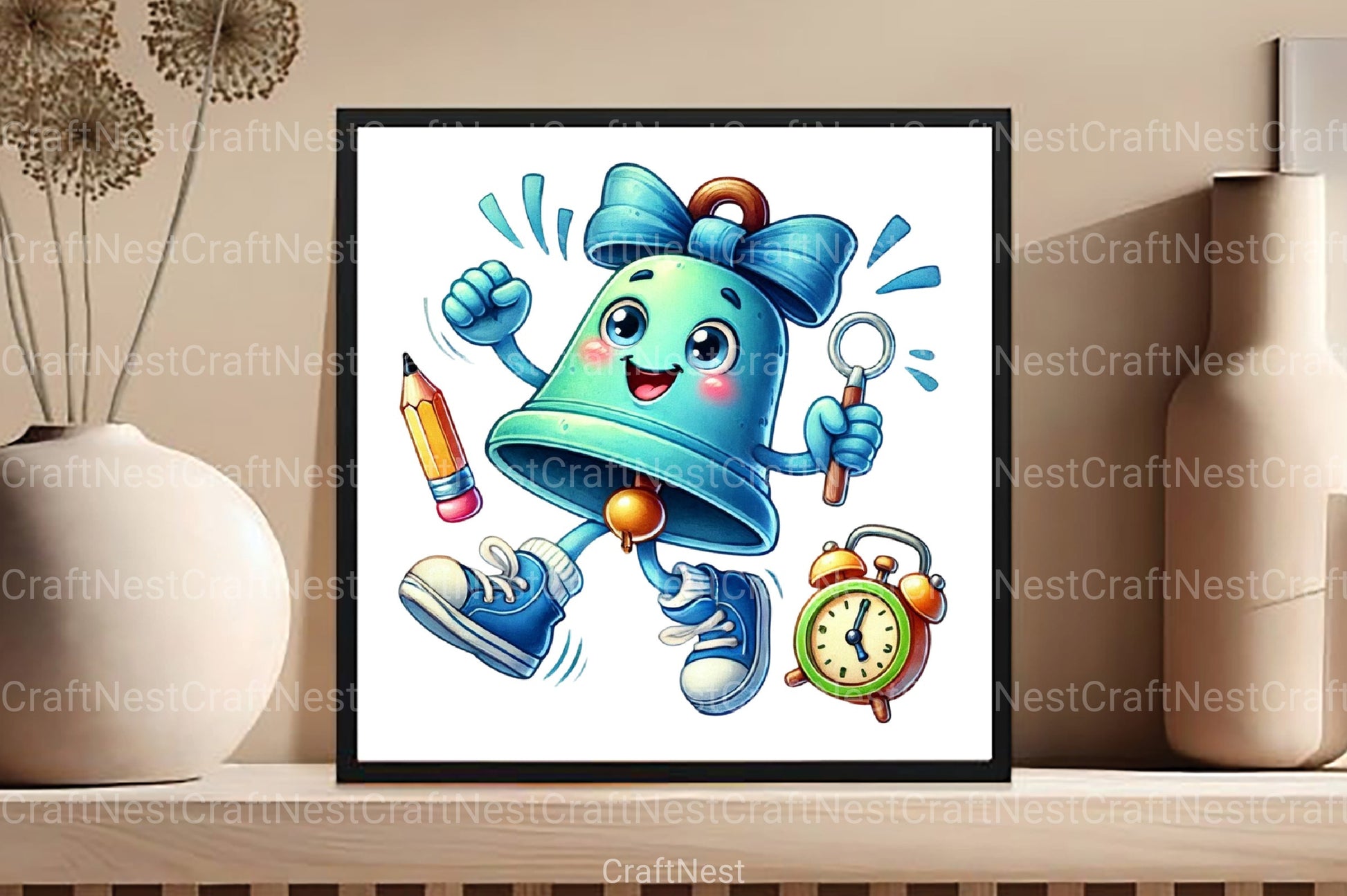 Cartoon School Clipart Bundle - CraftNest - Digital Crafting and Art