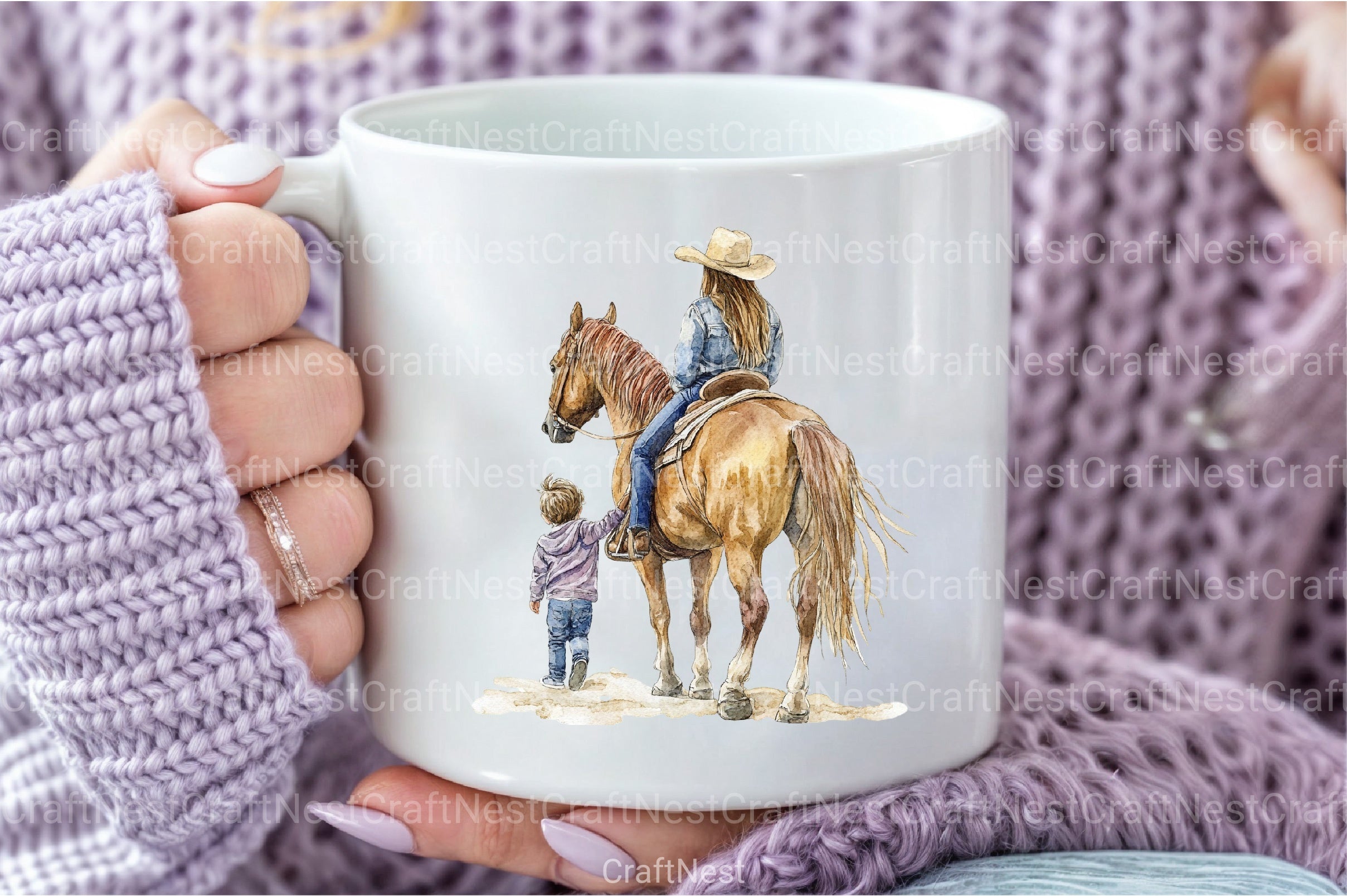 Western Mother's Day Cowgirl Clipart Bundle 99 - CraftNest - Digital Crafting and Art