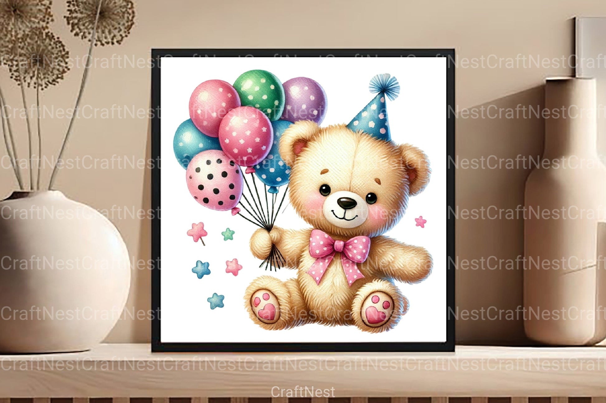 Kids Birthday Party Clipart Bundle - CraftNest - Digital Crafting and Art