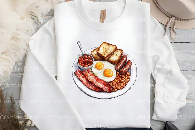 Breakfast Clipart Bundle - CraftNest - Digital Crafting and Art