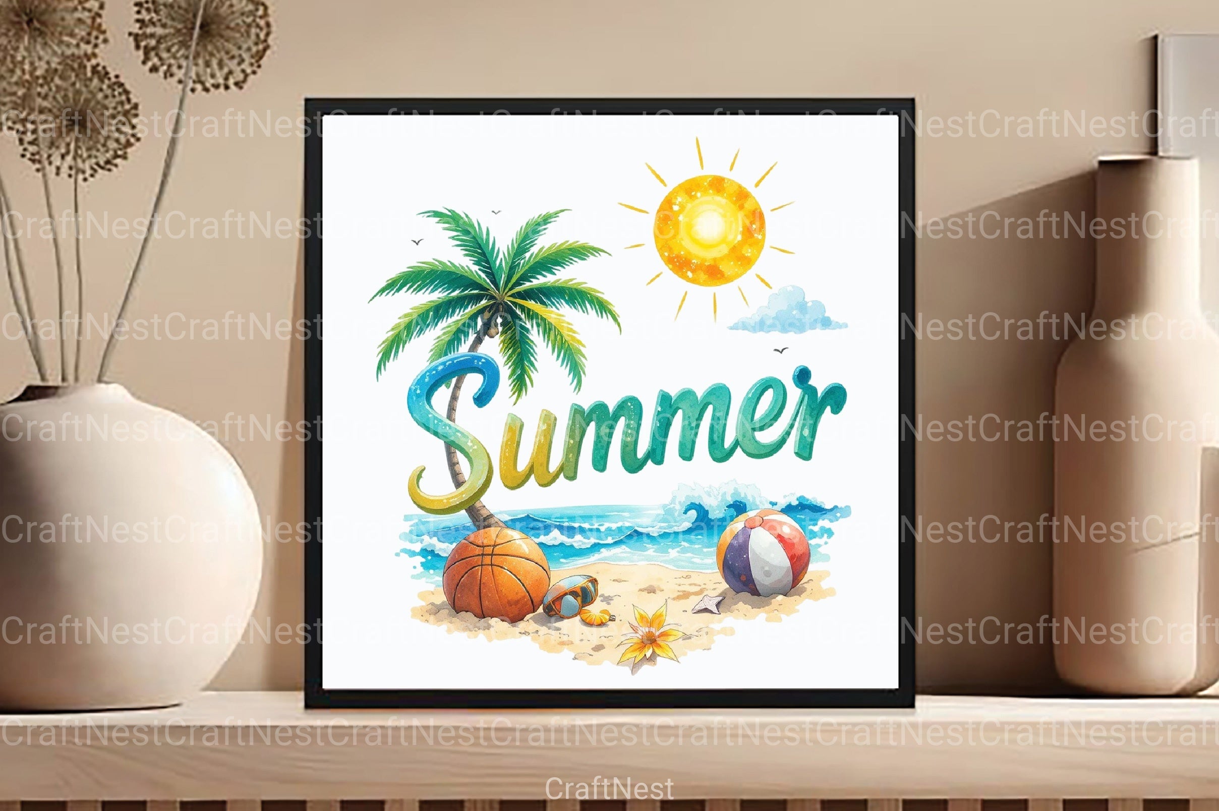 Summer Clipart Bundle 99 - CraftNest - Digital Crafting and Art