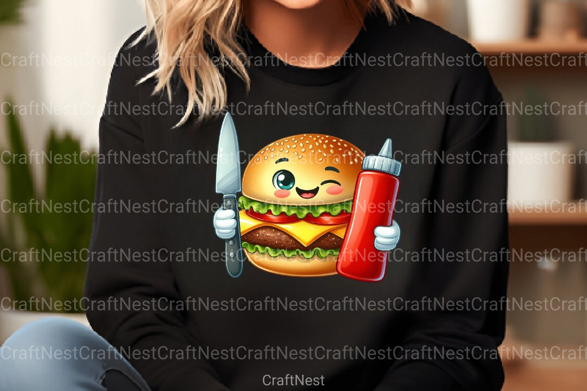 Cheeseburger Clipart Bundle 99 - CraftNest - Digital Crafting and Art