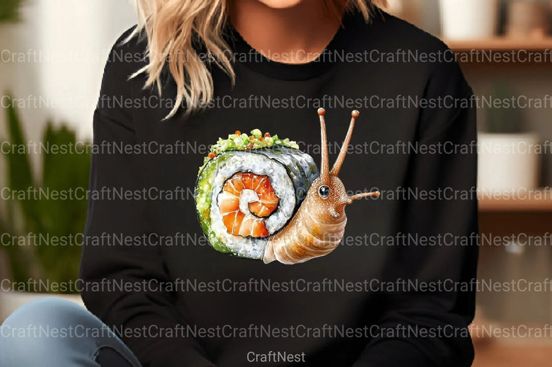 Japanese Snail Clipart Bundle - CraftNest - Digital Crafting and Art