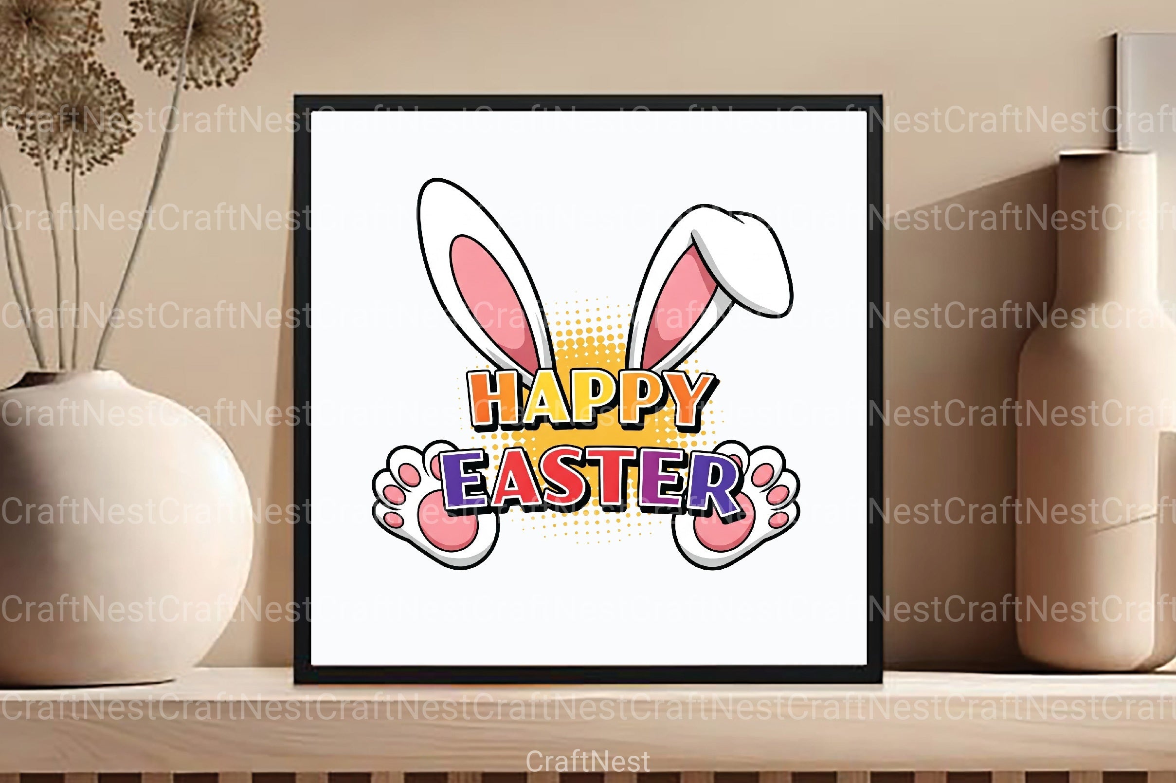 Happy Easter Clipart Bundle 89 - CraftNest - Digital Crafting and Art
