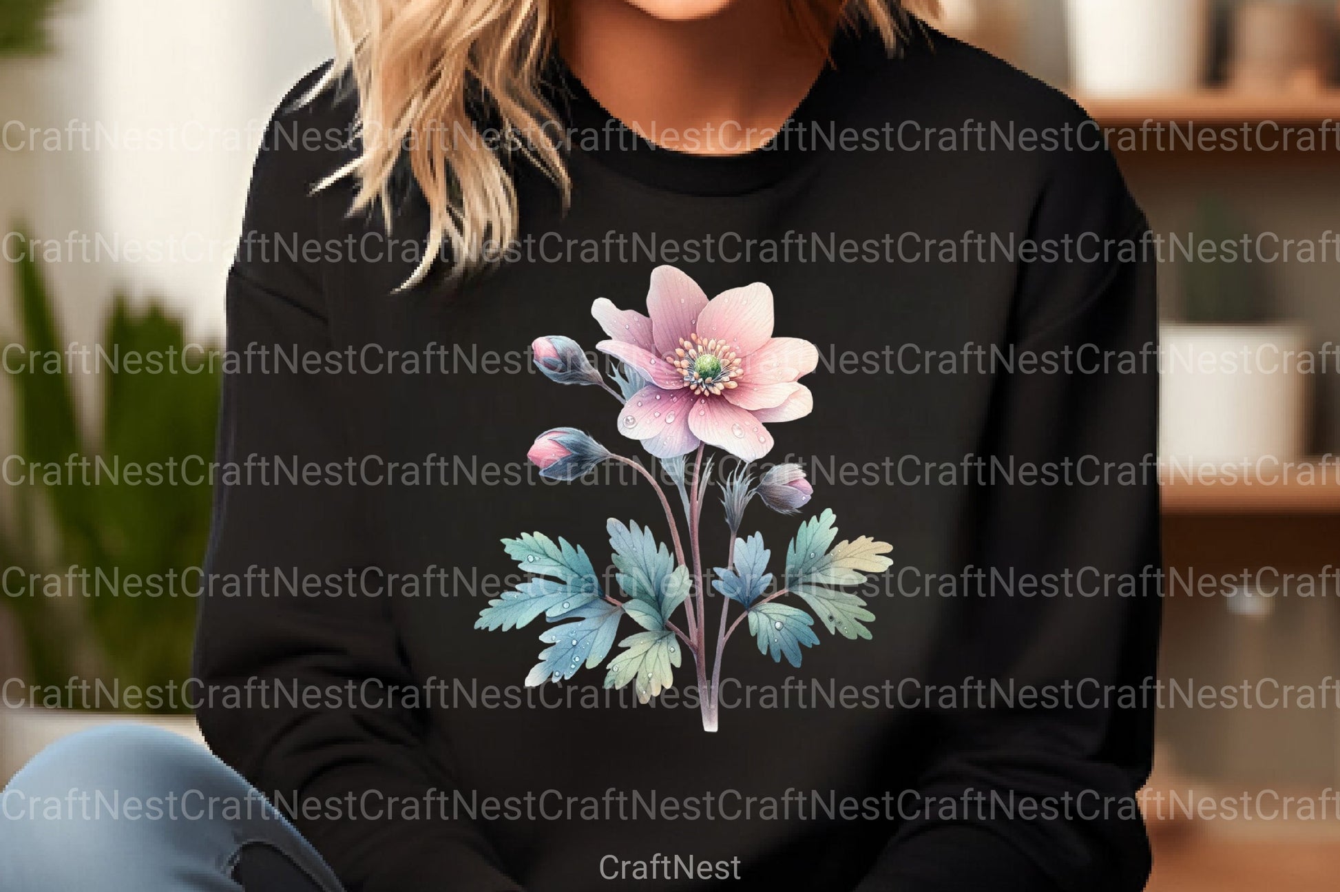 Botanical Forest Wildflower Clipart Bundle 1 - CraftNest - Digital Crafting and Art