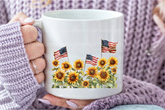 Sunflower 4th of July Clipart Bundle 23 - CraftNest - Digital Crafting and Art