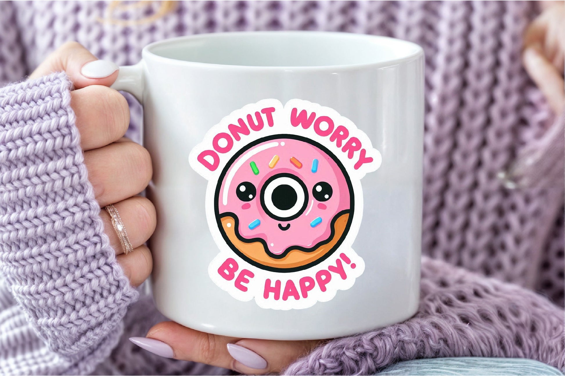 Funny 'Don't Worry Be Happy' Sticker Clipart Bundle - CraftNest - Digital Crafting and Art