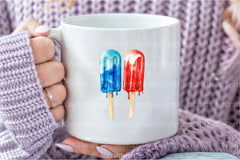 Patriotic 4th of July Ice Cream Clipart Bundle - CraftNest - Digital Crafting and Art