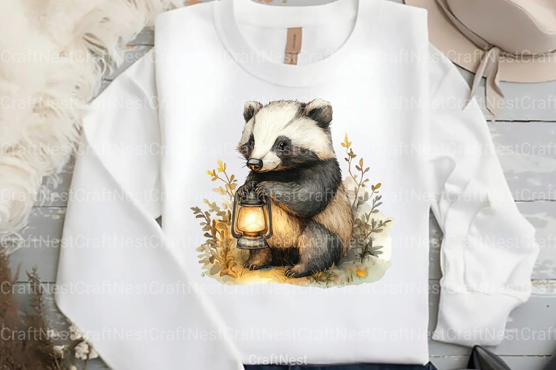 Autumn Badger Clipart Bundle - CraftNest - Digital Crafting and Art