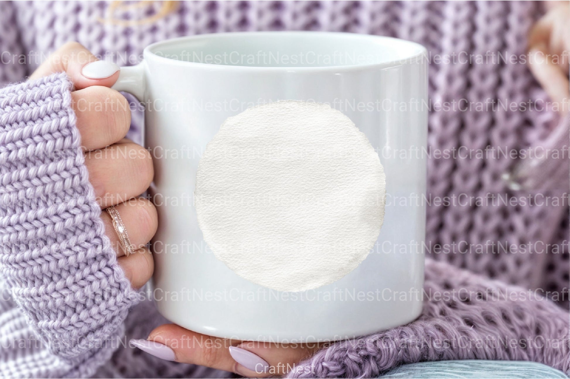 White Circles Clipart Bundle - CraftNest - Digital Crafting and Art