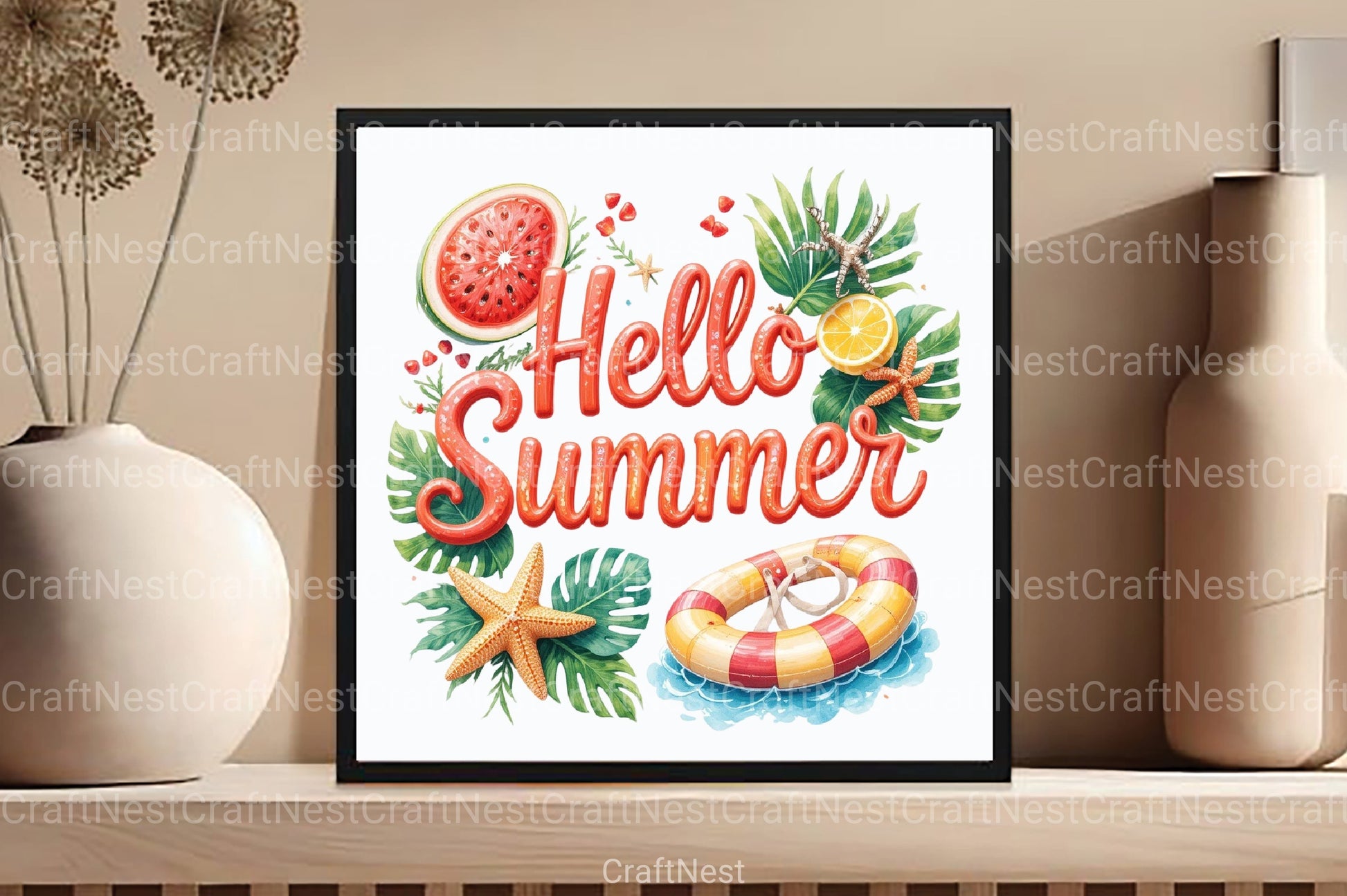Hello Summer Clipart Bundle 12 - CraftNest - Digital Crafting and Art