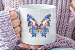 Stained Glass Butterfly Clipart Bundle 1 - CraftNest - Digital Crafting and Art