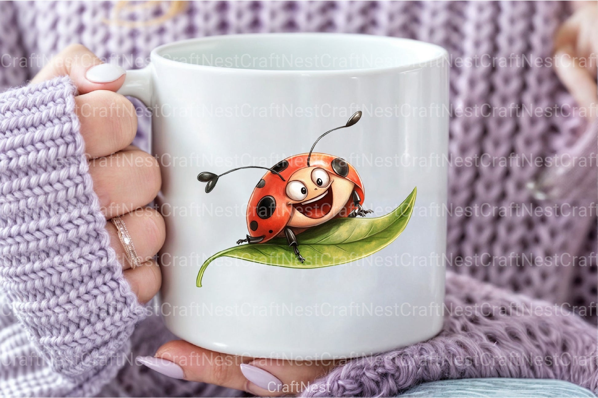 Quirky Funny Ladybug Clipart Bundle 2 - CraftNest - Digital Crafting and Art