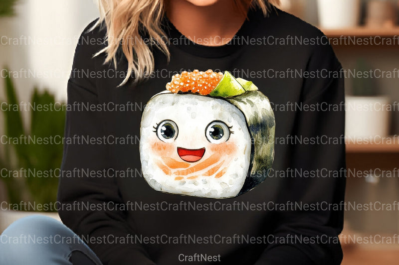 Happy Japanese Food Clipart Bundle - CraftNest - Digital Crafting and Art