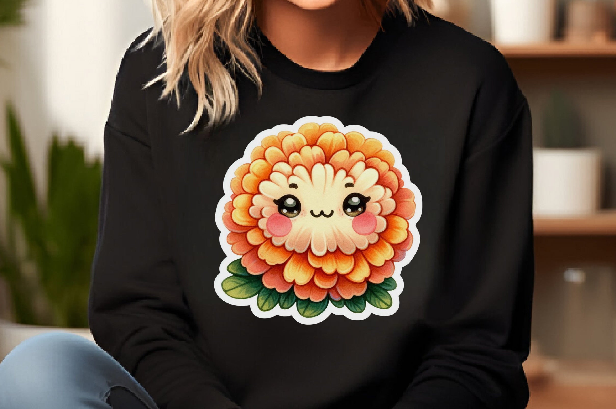 Cute Floral Sticker Clipart Bundle - CraftNest - Digital Crafting and Art