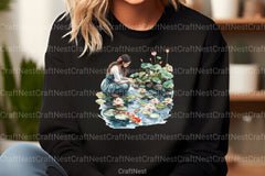 Japanese Flower Maiden Clipart Bundle - CraftNest - Digital Crafting and Art