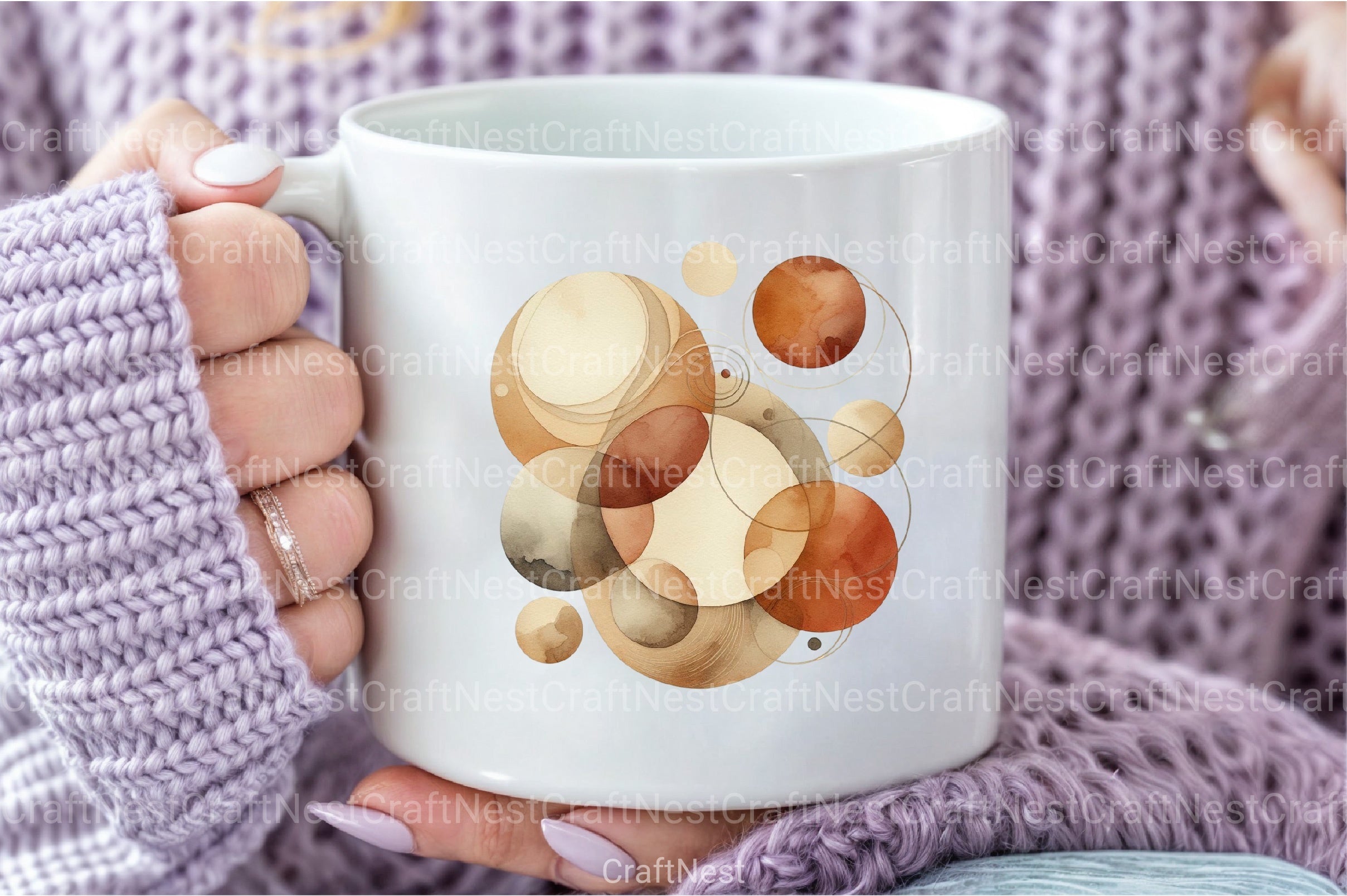 Modern Abstract Boho Art Clipart Bundle - CraftNest - Digital Crafting and Art