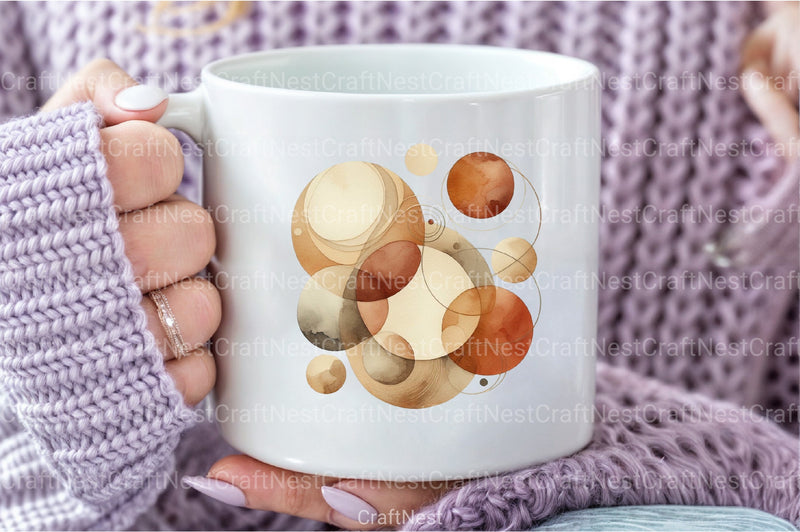 Modern Abstract Boho Art Clipart Bundle - CraftNest - Digital Crafting and Art