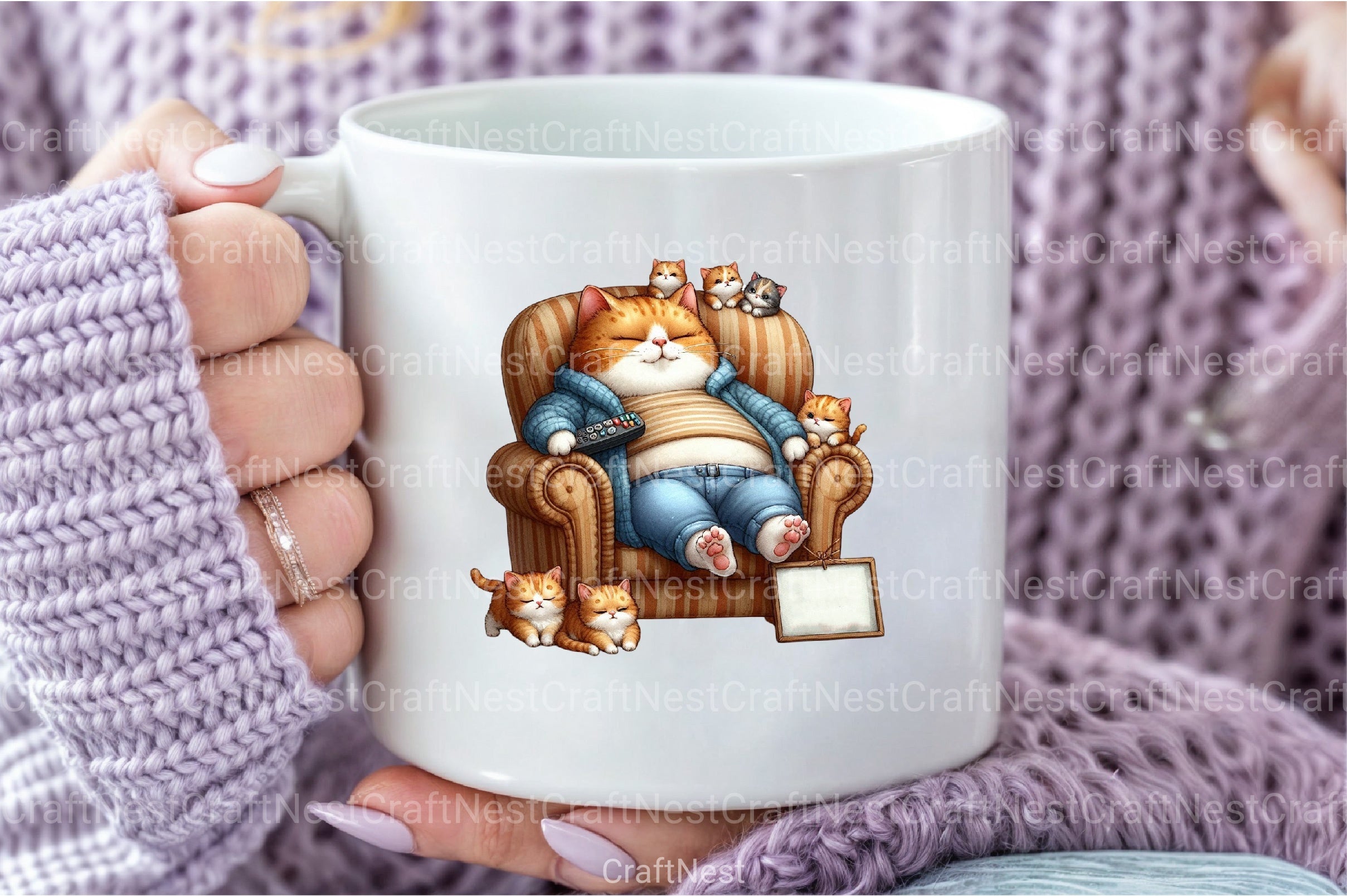 Funny Cat Mother's Day Clipart Bundle - CraftNest - Digital Crafting and Art