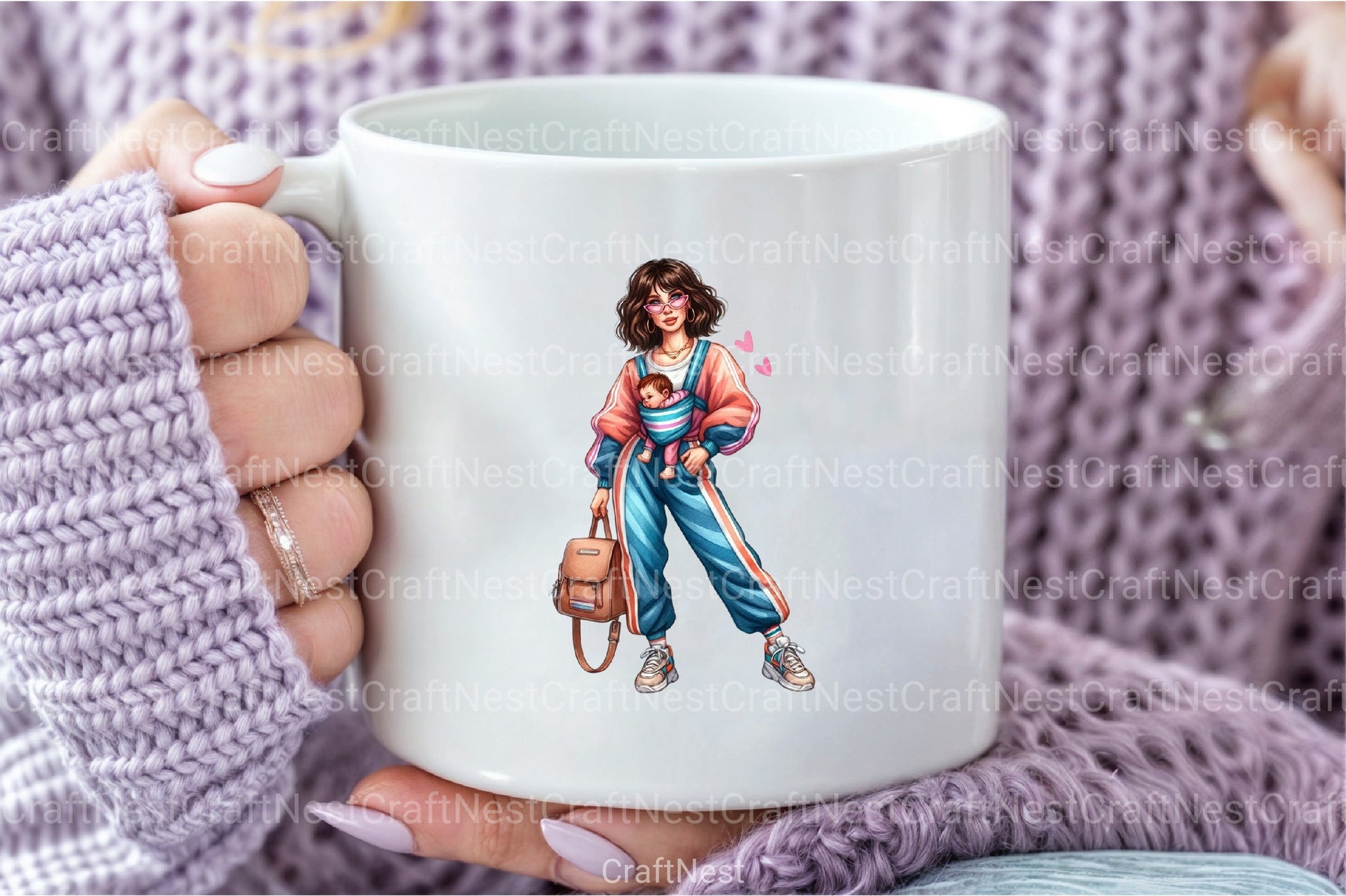 Retro Mother's Day Clipart Bundle 1 - CraftNest - Digital Crafting and Art