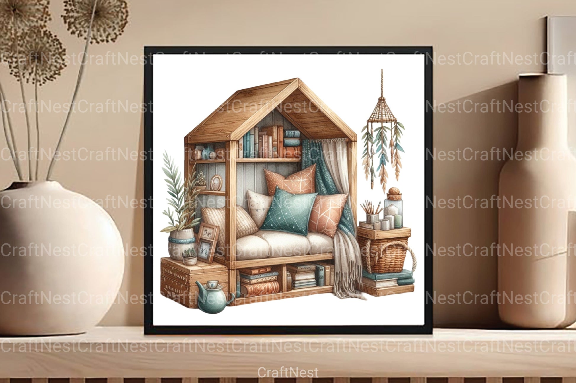 Home Furniture Clipart Bundle 99 - CraftNest - Digital Crafting and Art