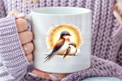 Swallow Mother's Day Clipart Bundle - CraftNest - Digital Crafting and Art