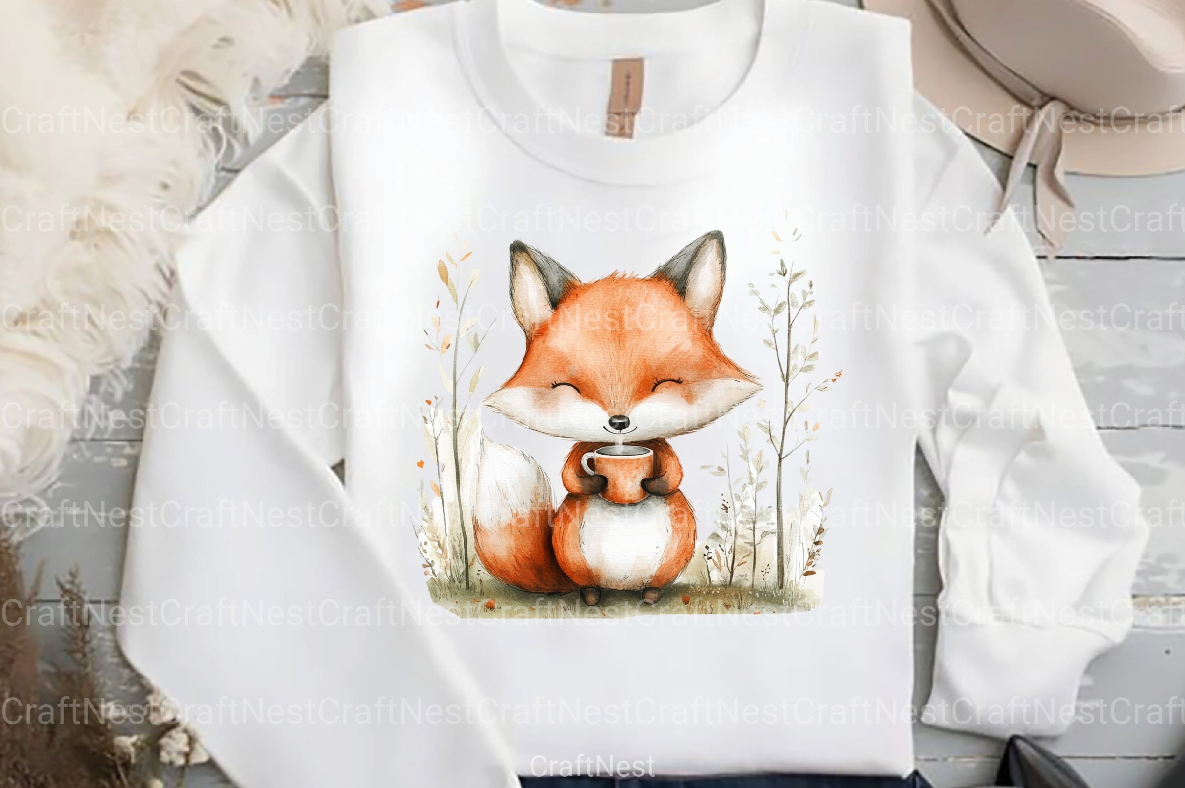 Autumn Fox Clipart Bundle 99 - CraftNest - Digital Crafting and Art