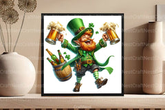 St. Patrick's Day Leprechaun Beer Clipart Bundle - CraftNest - Digital Crafting and Art