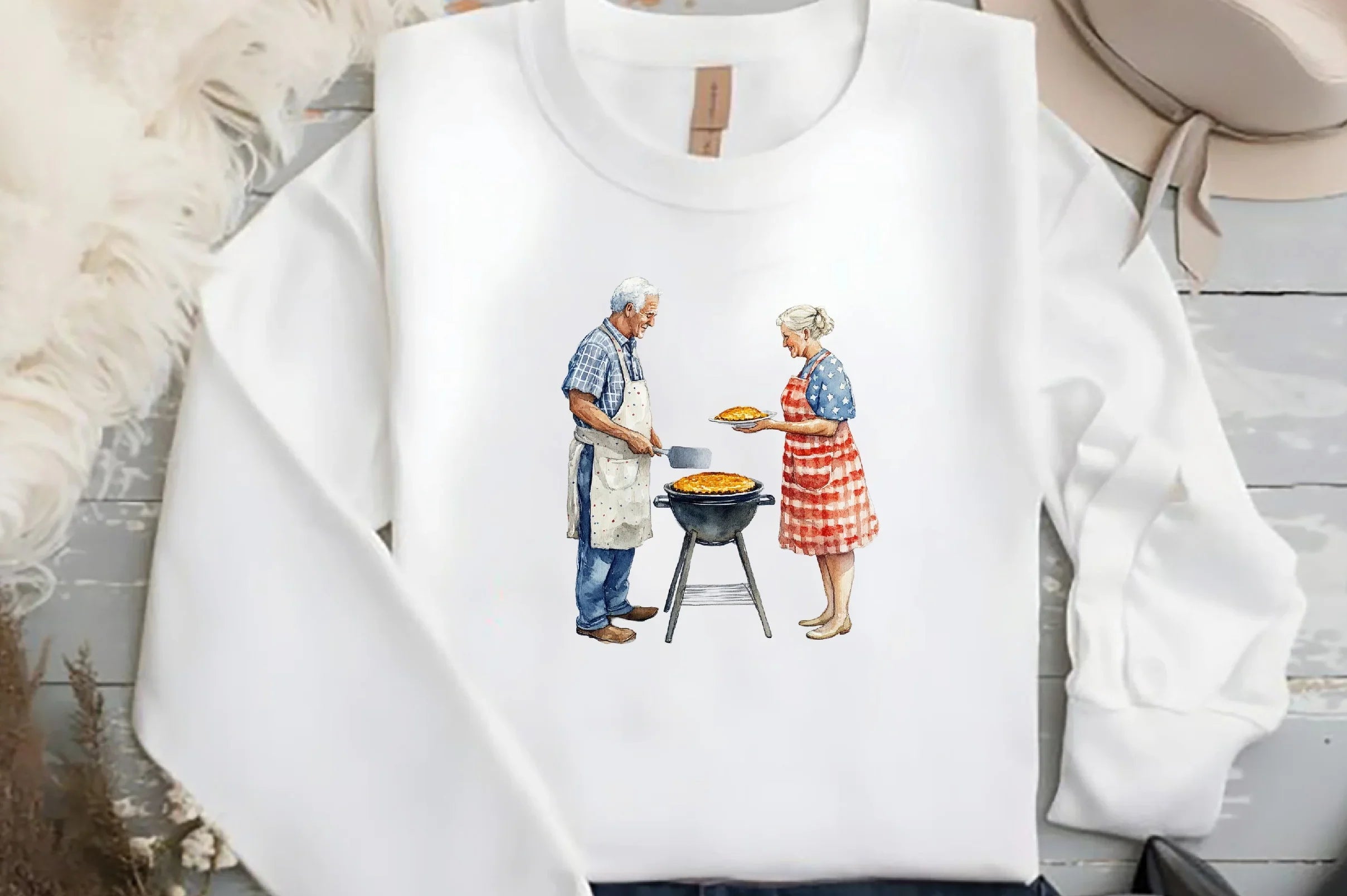 Old Couple 4th of July Clipart Bundle - CraftNest - Digital Crafting and Art