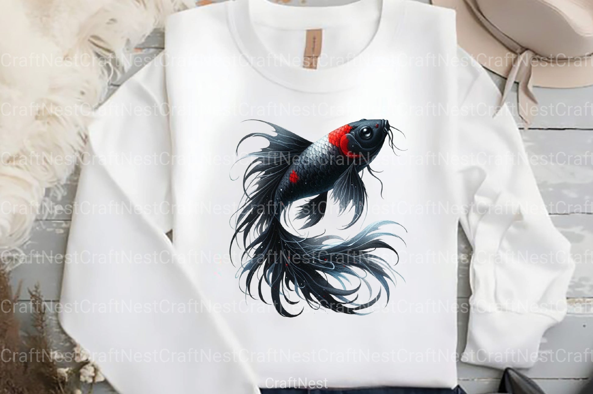 Japanese Koi Fish Clipart Bundle - CraftNest - Digital Crafting and Art