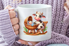 Cow Mother's Day Clipart Bundle - CraftNest - Digital Crafting and Art