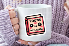 Funny Well-Read Sticker Clipart Bundle - CraftNest - Digital Crafting and Art