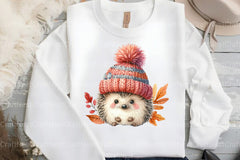 Autumn Hedgehog Clipart Bundle - CraftNest - Digital Crafting and Art