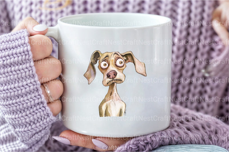 Funny Dog Clipart Bundle 55 - CraftNest - Digital Crafting and Art