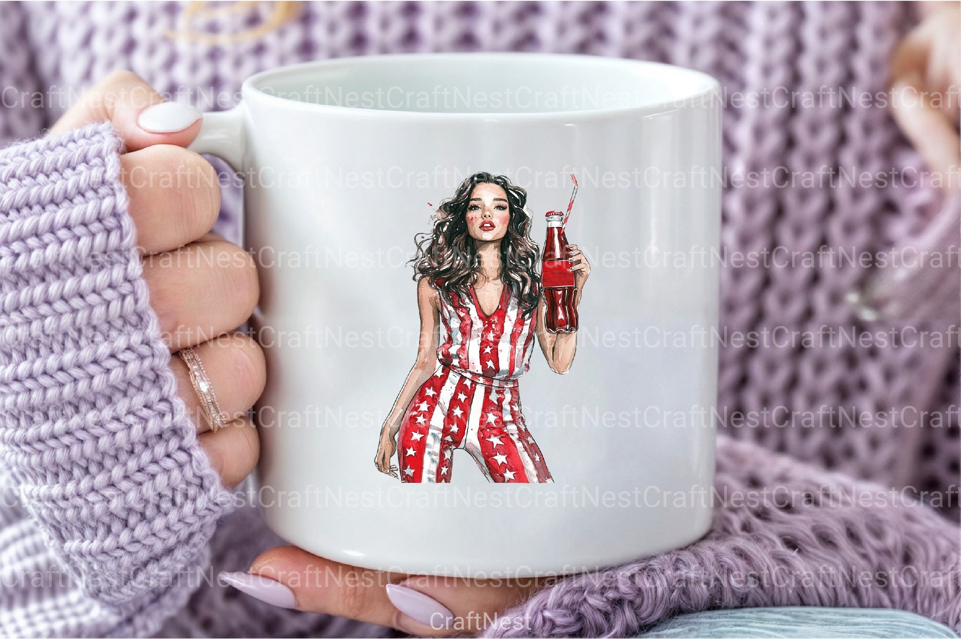 4th July Girls Clipart Bundle - CraftNest - Digital Crafting and Art