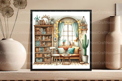 Cute Coffee Shop Café Clipart Bundle - CraftNest - Digital Crafting and Art