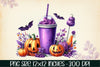 Halloween Coffee Cup Clipart Bundle 12