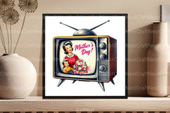Retro Mother's Day Clipart Bundle 1 - CraftNest - Digital Crafting and Art