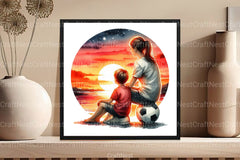 Mother's Day Soccer Clipart Bundle - CraftNest - Digital Crafting and Art