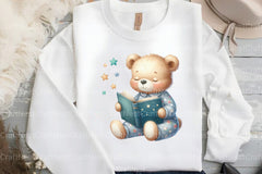 Animals Reading Books Clipart Bundle - CraftNest - Digital Crafting and Art