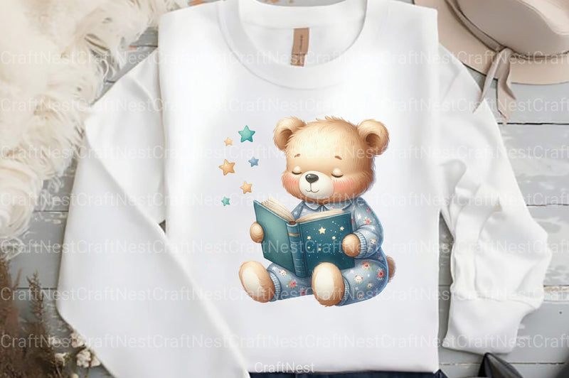 Animals Reading Books Clipart Bundle - CraftNest - Digital Crafting and Art