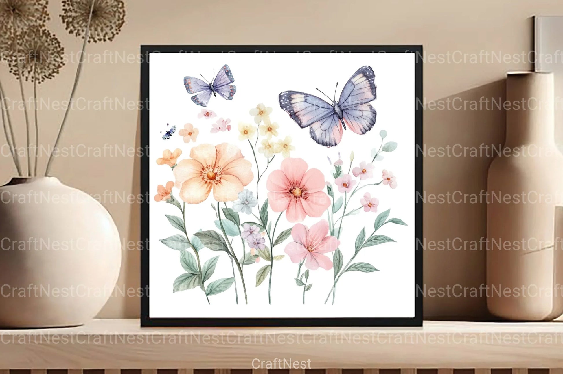 Flowers Clipart Bundle for Creative Projects - CraftNest - Digital Crafting and Art