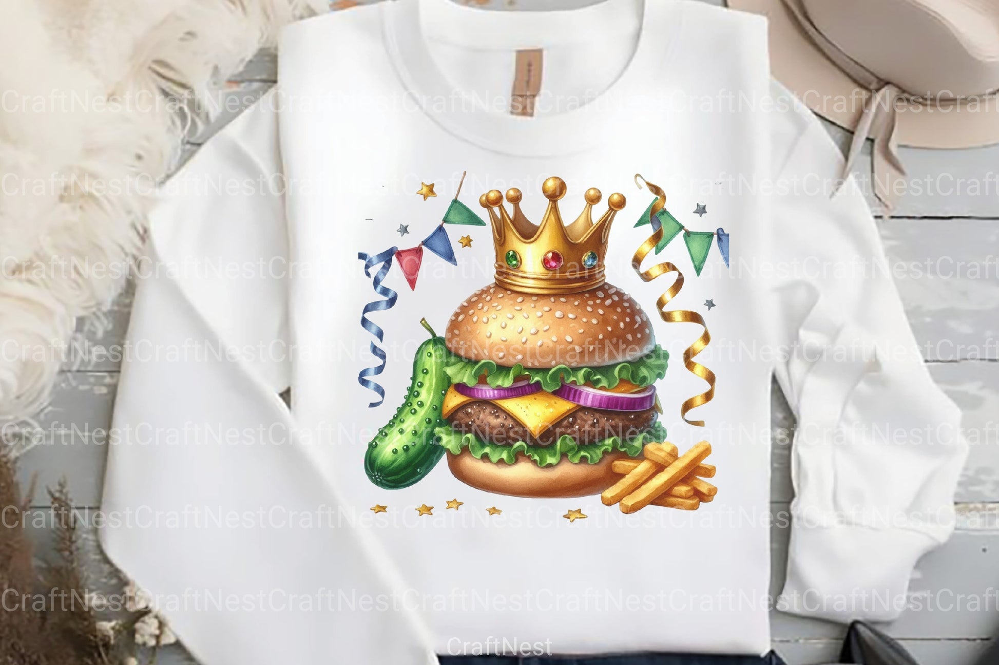 Cheeseburger Clipart Bundle 99 - CraftNest - Digital Crafting and Art