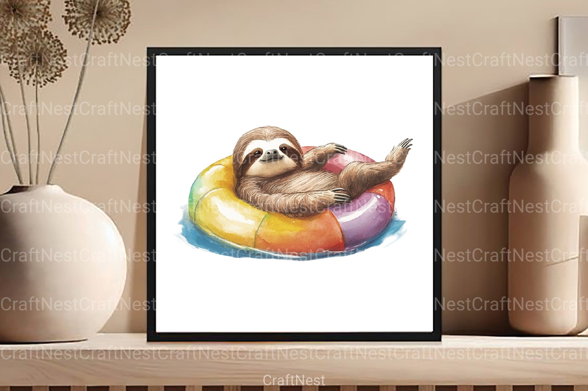 Summer Beach Animals Clipart Bundle - CraftNest - Digital Crafting and Art