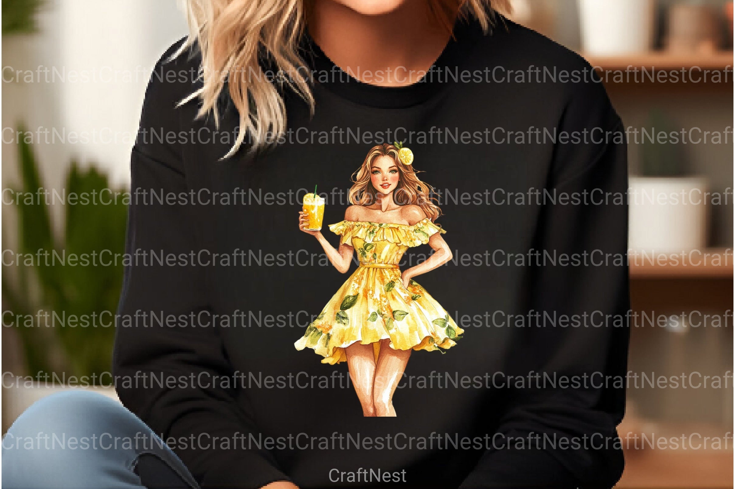 Summer Pin Up Girl Clipart Bundle - CraftNest - Digital Crafting and Art